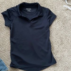 girls Nautica polo golf shirt size 8-10
